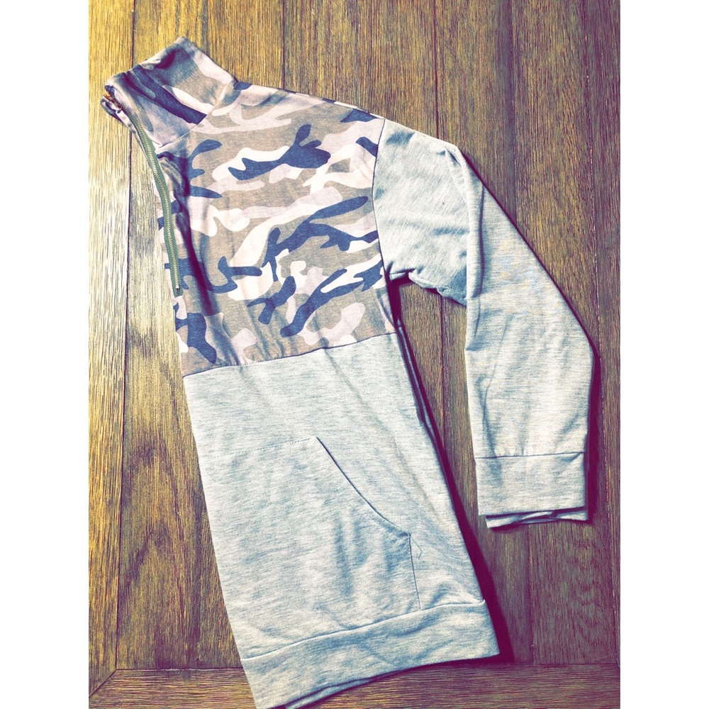 🦎CAMO PULLOVER SWEATER🦎